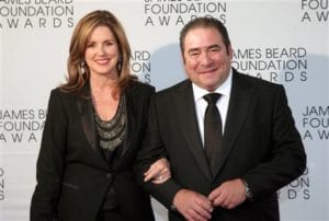 Image of Emeril Lagasse with his wife Alden Lovelace