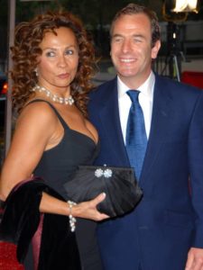 Image of Robson Green with his ex-wife Vanya Seager